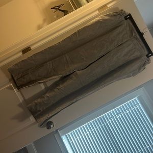 Grey slacks with pattern: new with tags